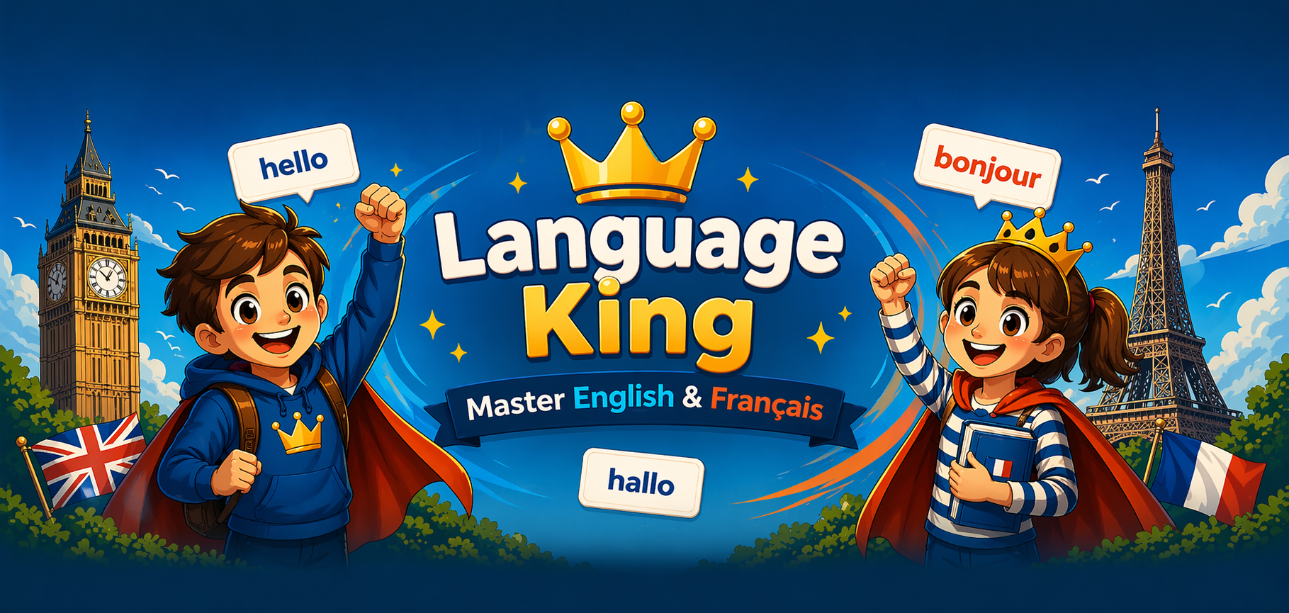 Language King - Master English & Français
